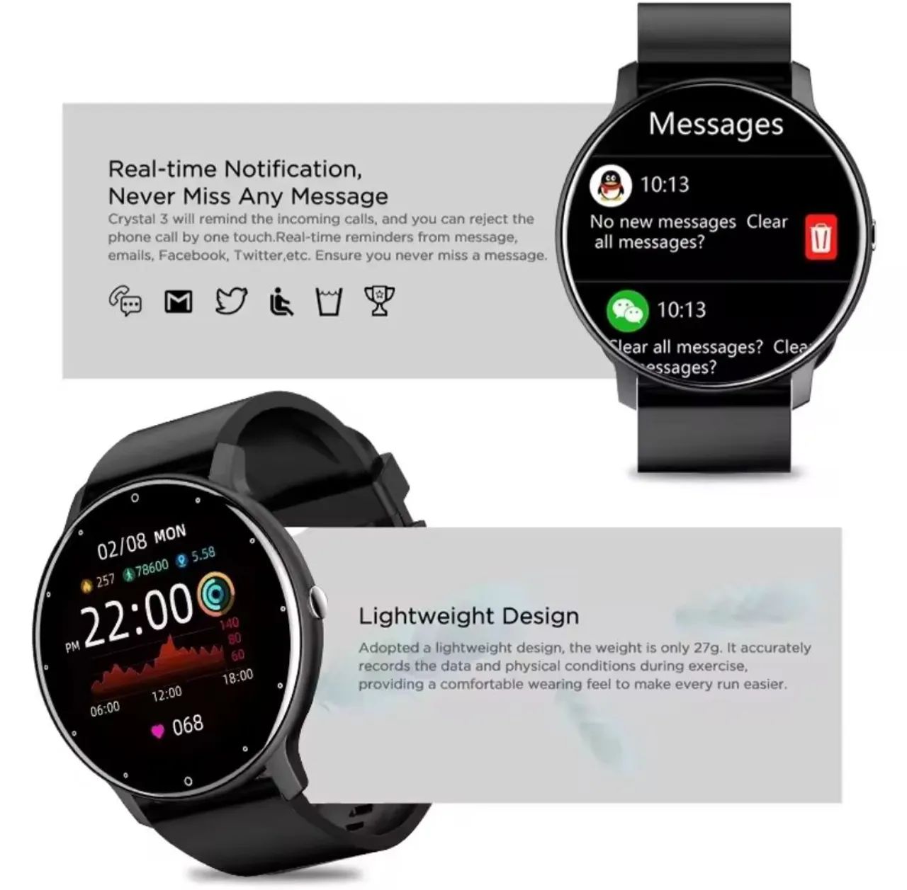 Smartwatch LIGE  - Foto 4