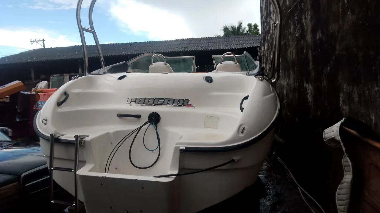 Lancha 23 pes motor mercuri 145 cavalos top - Foto 3