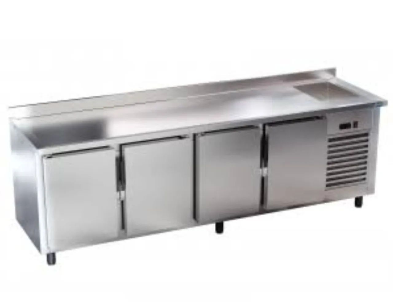 Geladeira Balcão de inox 4 portas 