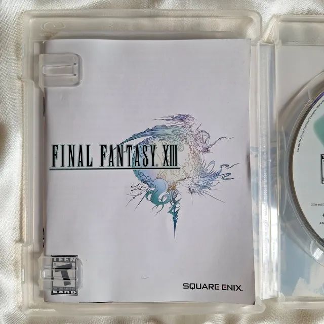 Jogo De Ps3 Final Fantasy Xiii Semi-novo Completo Impecável | Frete grátis