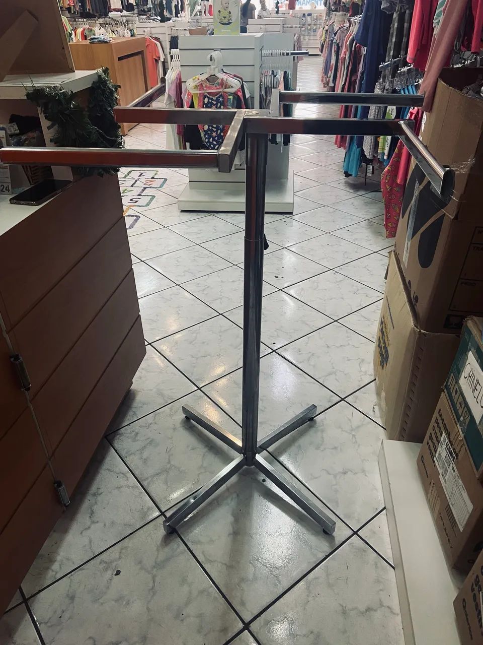 Arara 4 braço cromada