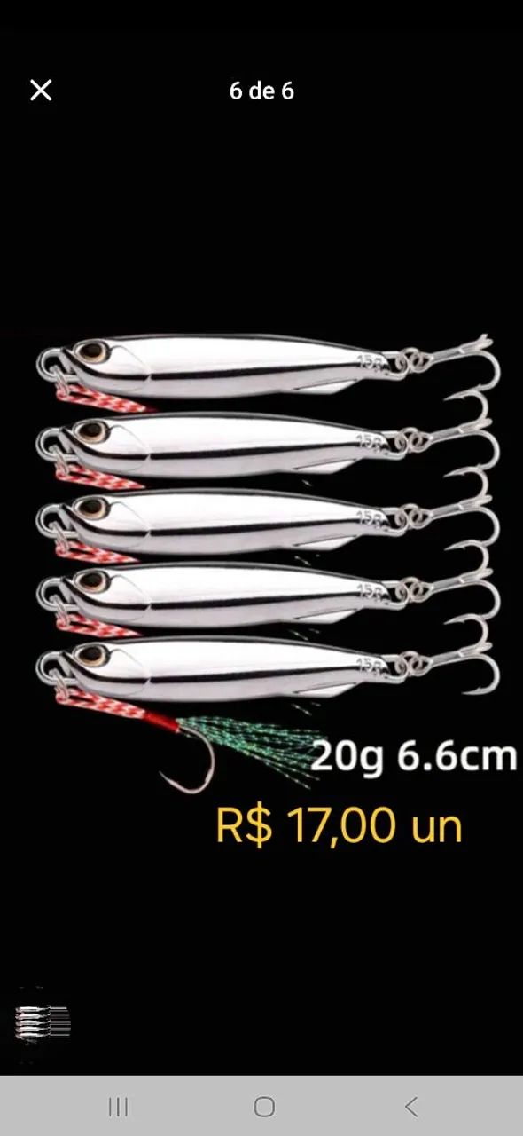 Isca artificial de pesca jampingi 20g