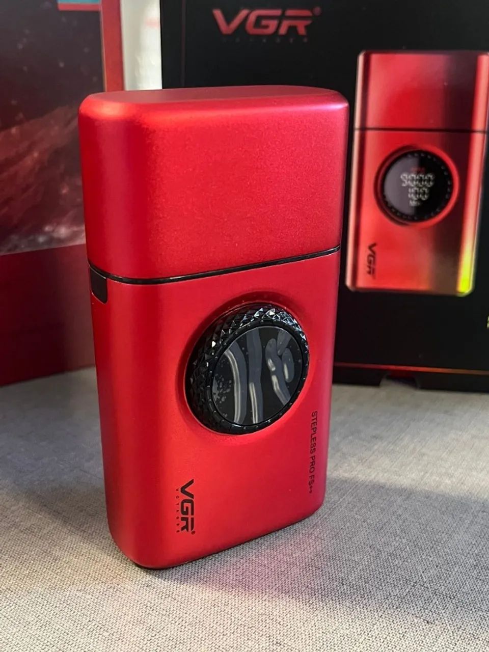 Maquina Shaver VGR V377 Vermelha - Foto 5