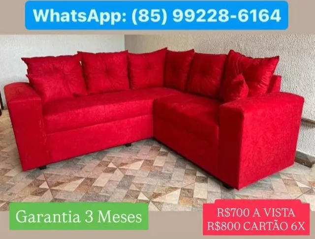 Promoção Sofá em L de Fábrica