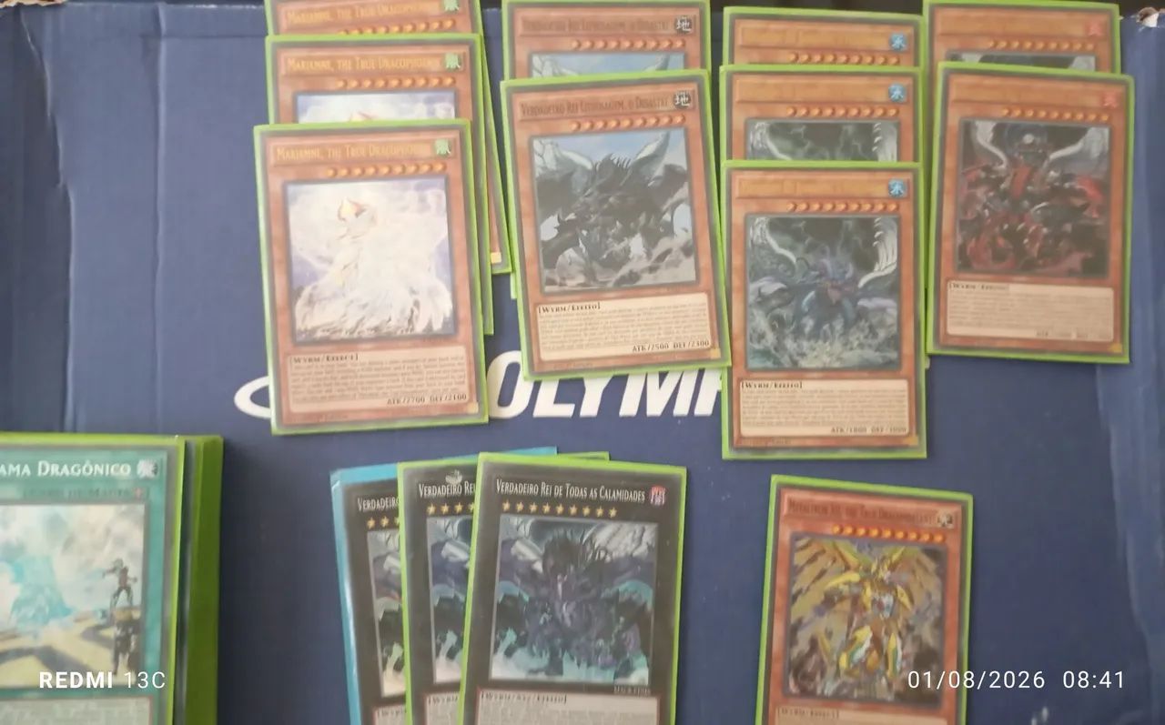 Deck /Set Yu-Gi-Oh True Draco /True King com 40 cartas  - Foto 2