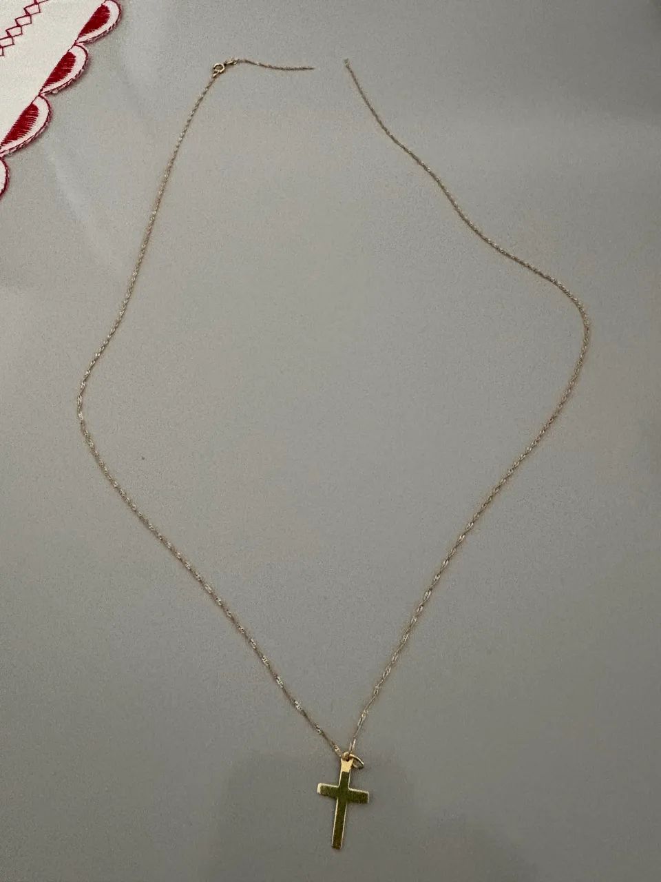 Cordão de ouro + pingente de ouro  - Foto 2