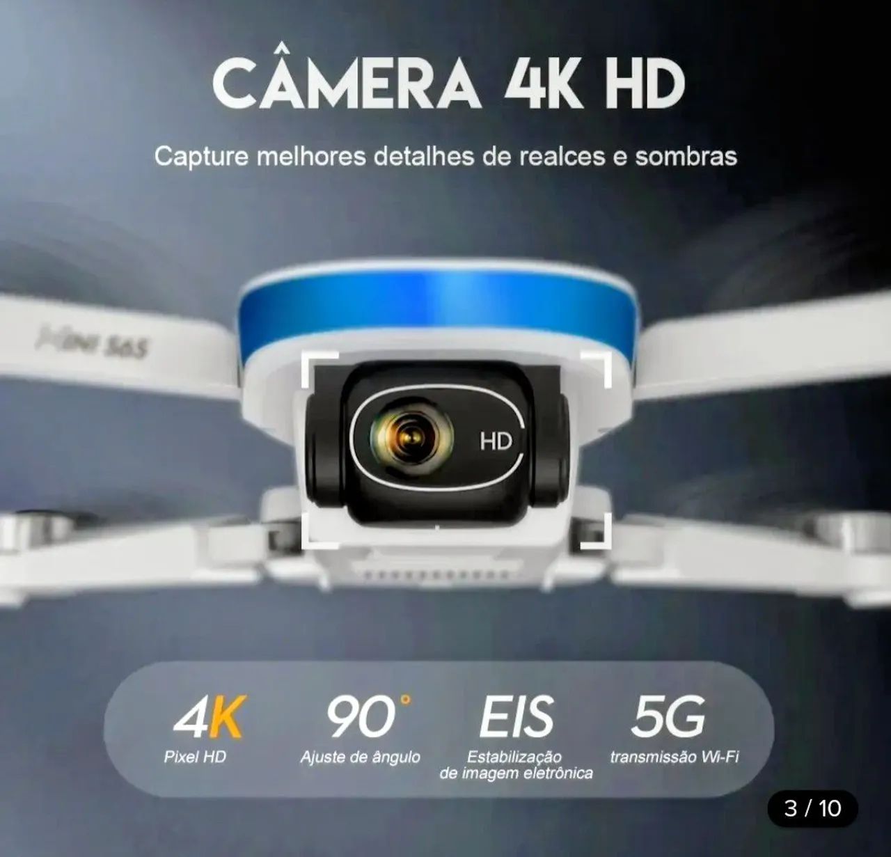Mini Drone - Semi novo muito barato - Foto 5