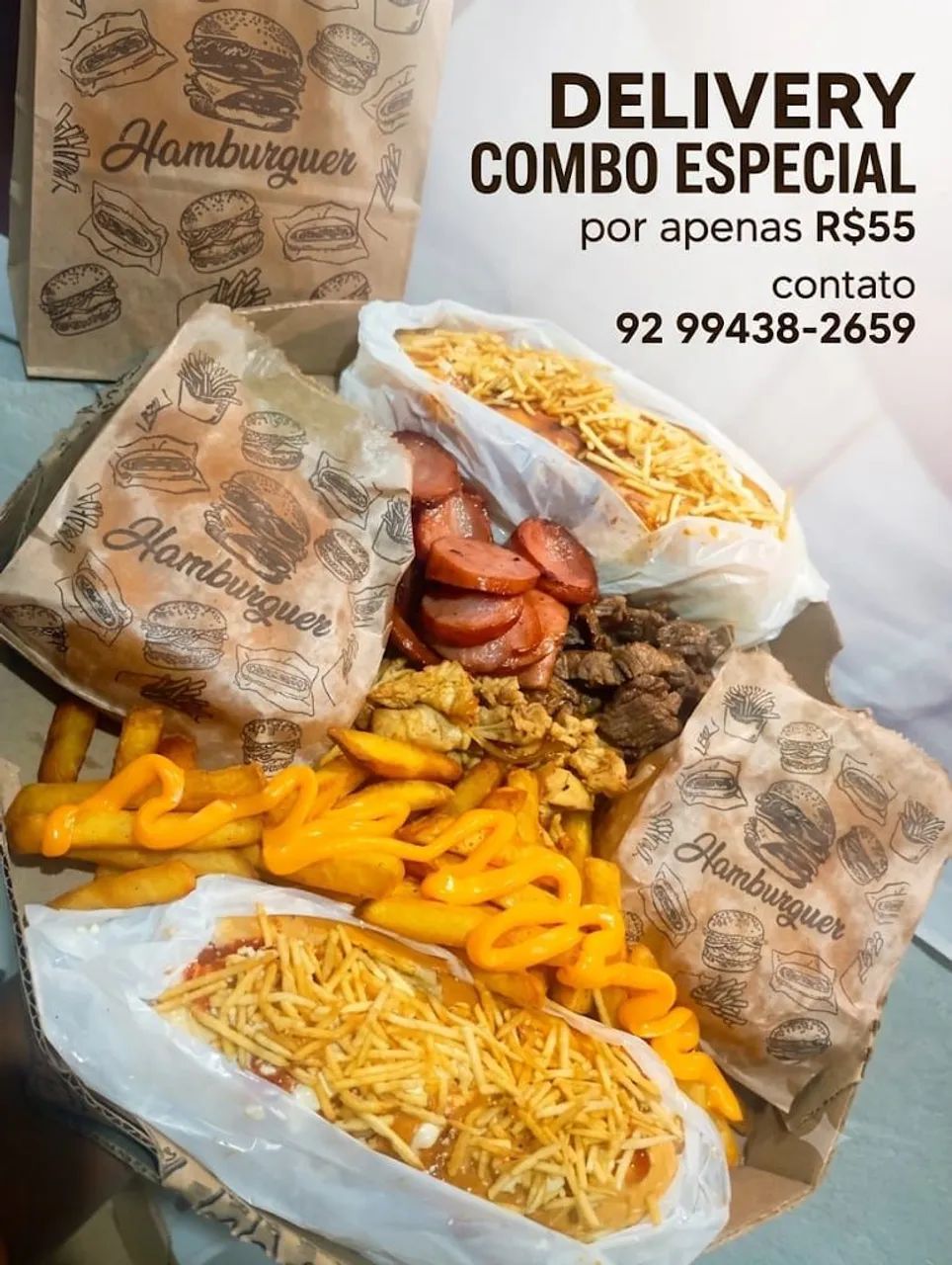 Combo de lanches 