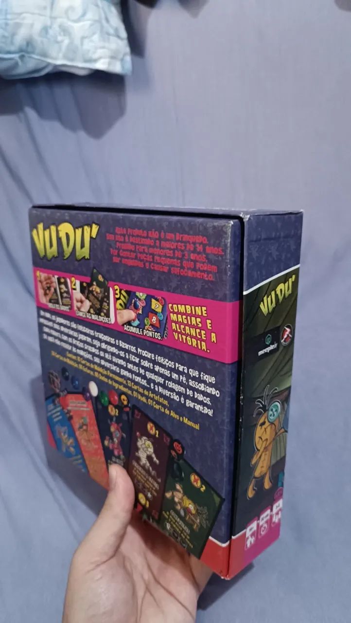 Jogo de cartas VUDÚ, Completo e com manual E MINIATURA!!! - Foto 4