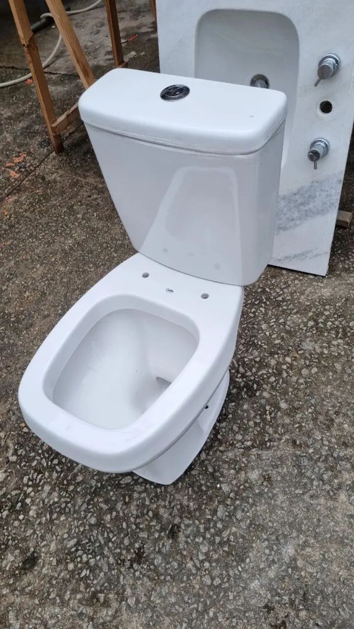 Vaso sanitário Quadrado celite
