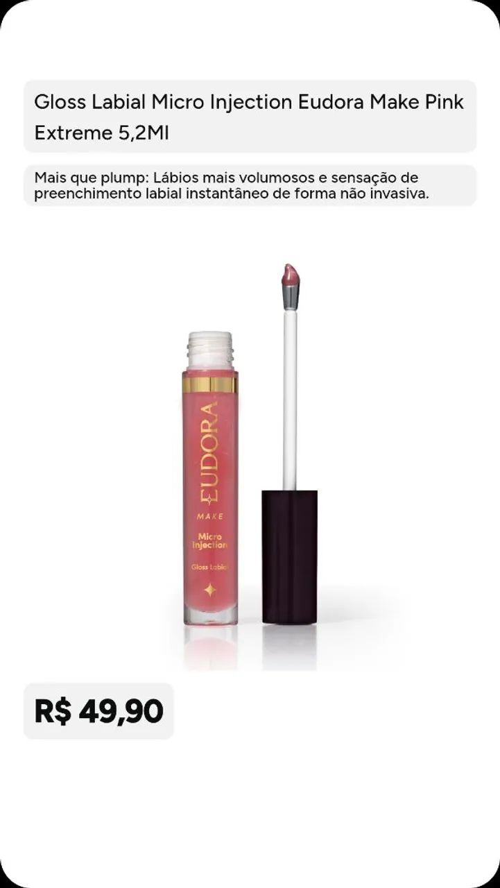  gloss da Eudora lábios ? - Foto 4