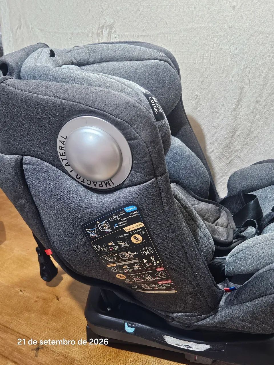 Cadeirinha de carro Litet smart isofix 360 - Foto 3
