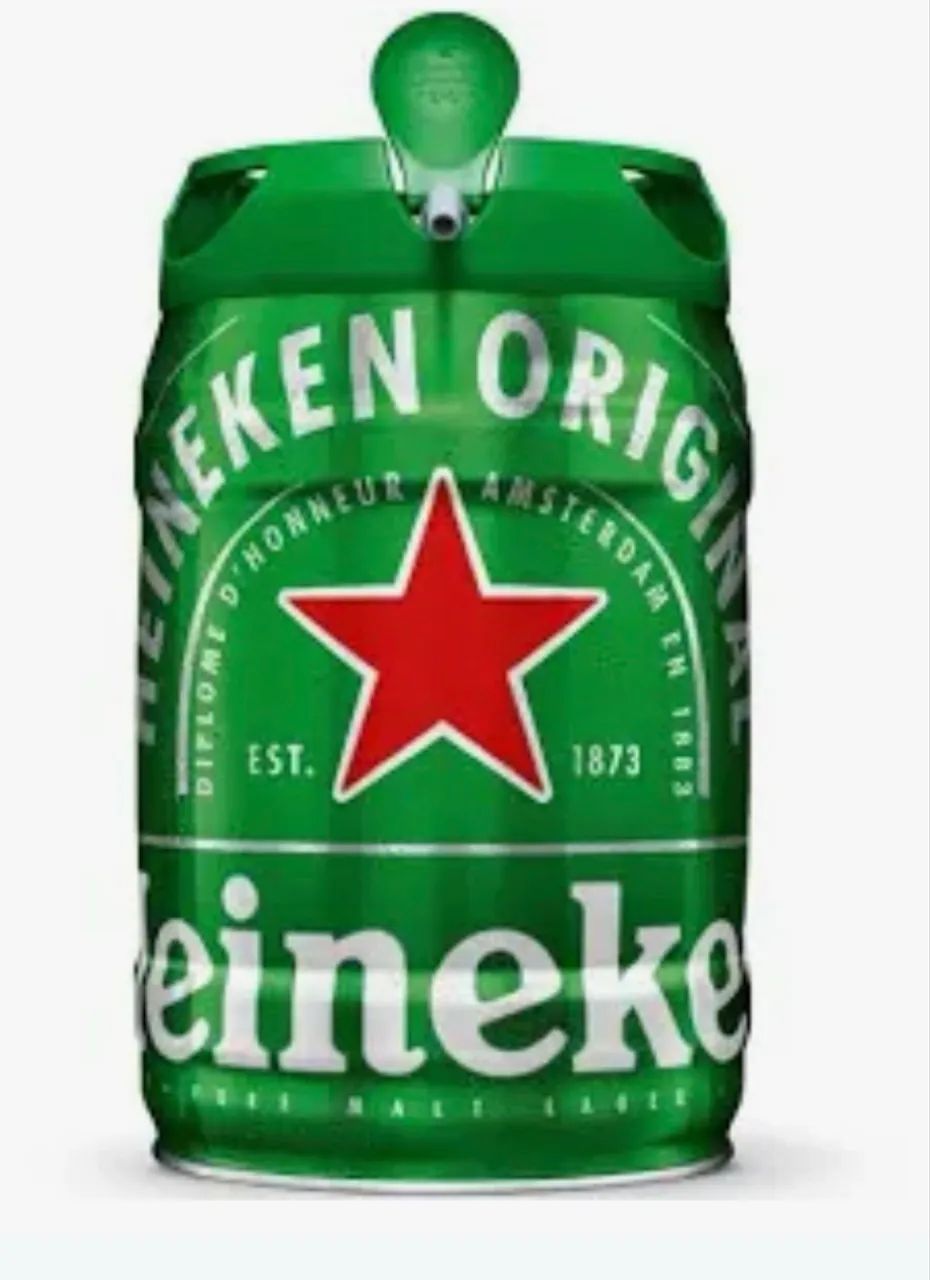 Barril Heineken 5L vazio - valor referente a 1 unidade