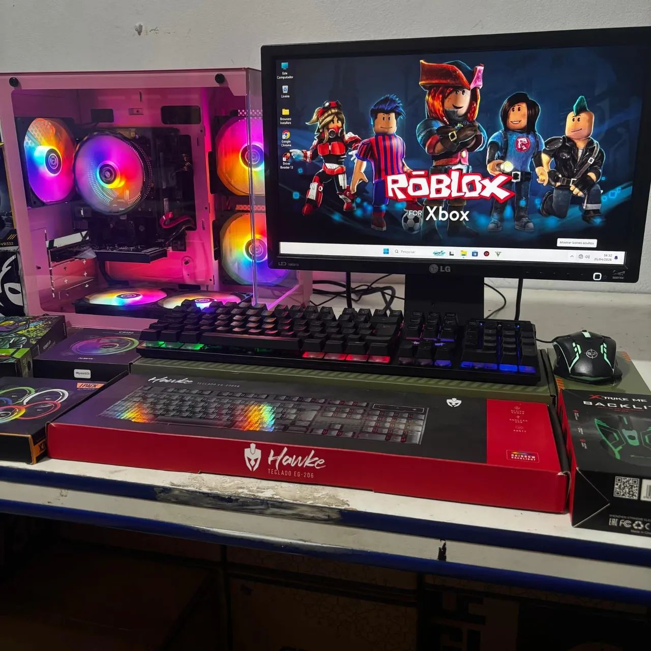 PC Gamer  Novo na Caixa,  i5 Completo Tela 22 polegadas
