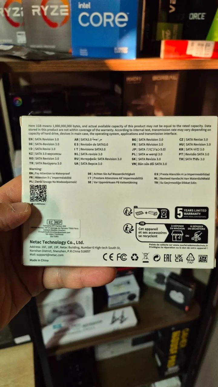 SSD 512GB Sata novo, lacrado, com garantia! - Armazenamento
