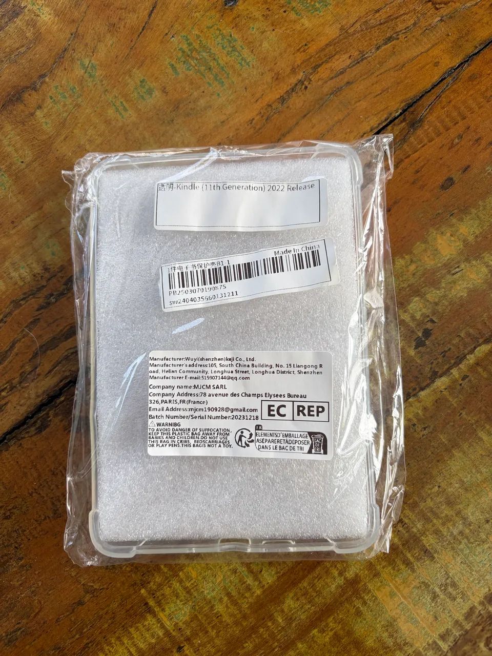 Capa de Kindle transparente! 