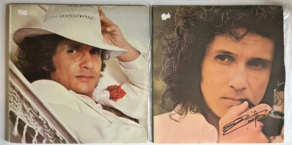 02 (dois) LP s VINIL Roberto Carlos - 1975 e 1976