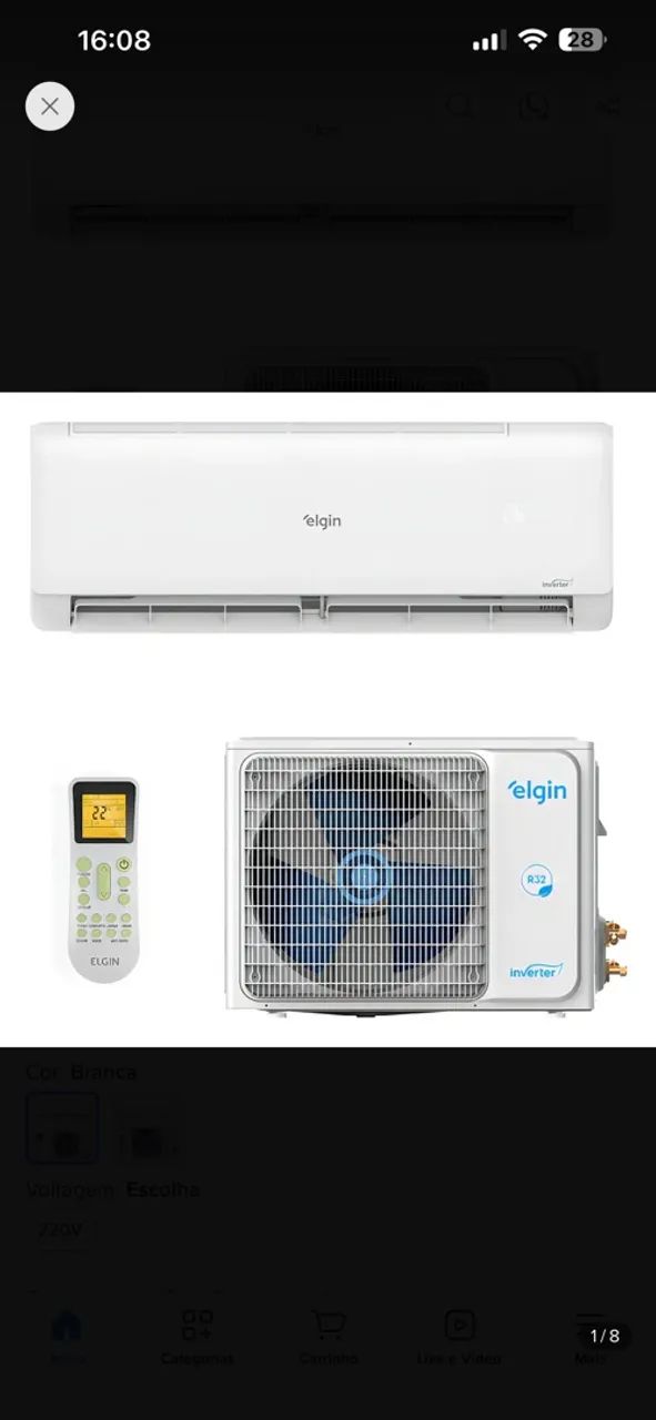 Ar Condicionado Elgin Eco Inv li 9 Mil Btus - Foto 2