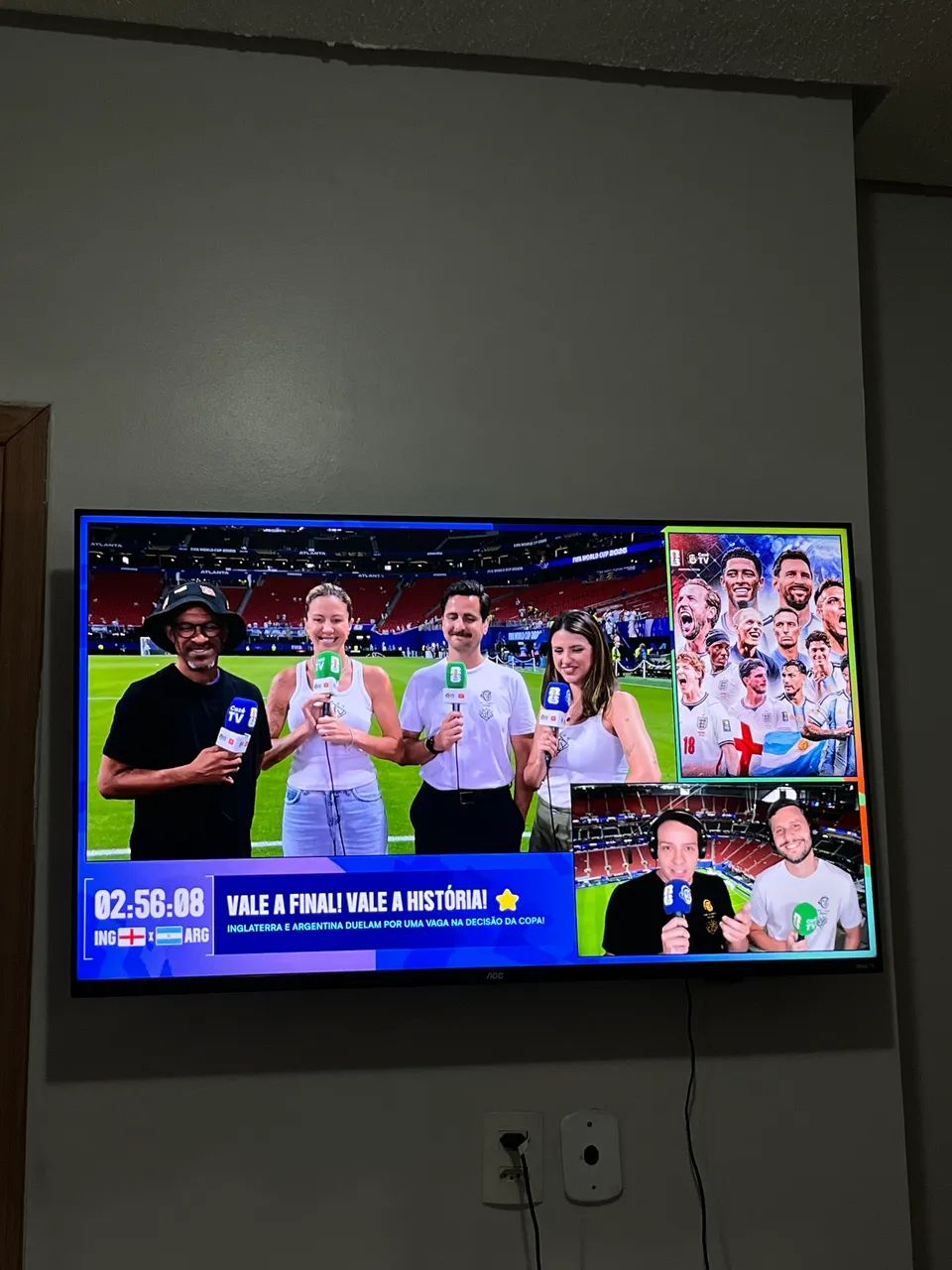 Smart TV AOC Roku 50 Polegadas 4K UHD - Excelente Estado