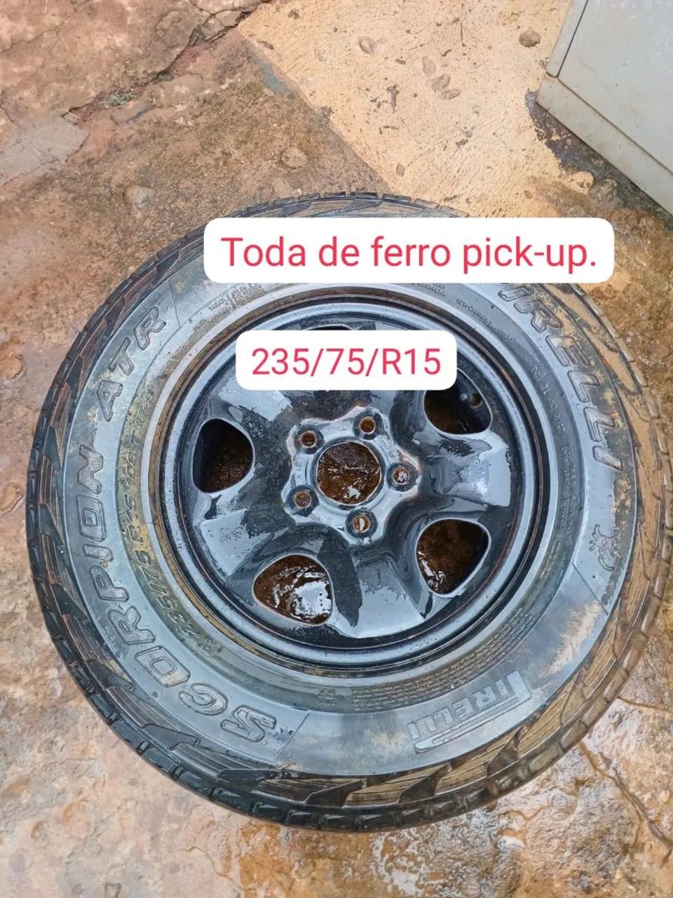 Roda de ferro S10  - Foto 3