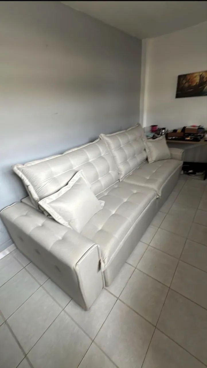 Sofá muito espaçoso e confortável (retrátil e reclinável) - Foto 3