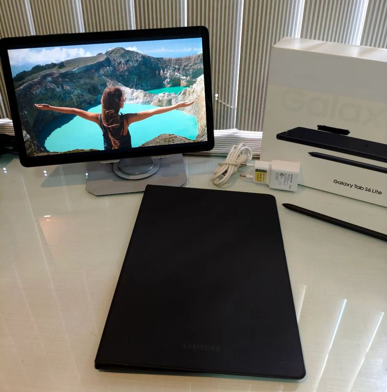 Tablet Samsung Galaxy tab S6 lite - completo - em até 4x sem juros