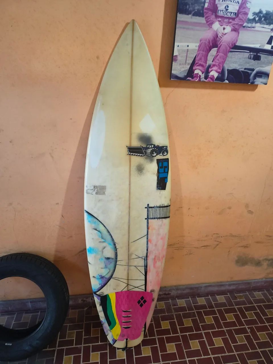 Prancha surf 1.75 comprimento sem lash sem quilha
