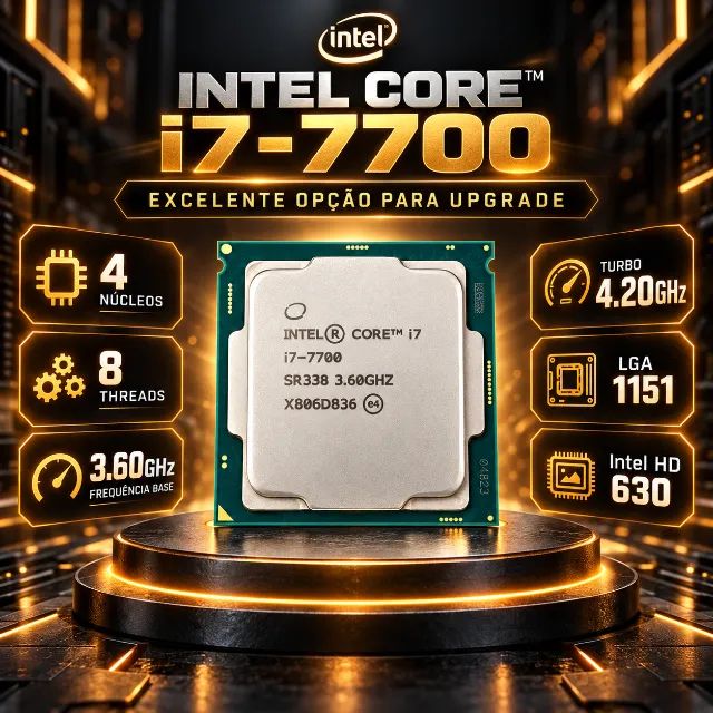 Intel Core i7-7700 7ª Geração | 4 Núcleos 8 Threads - Foto 2
