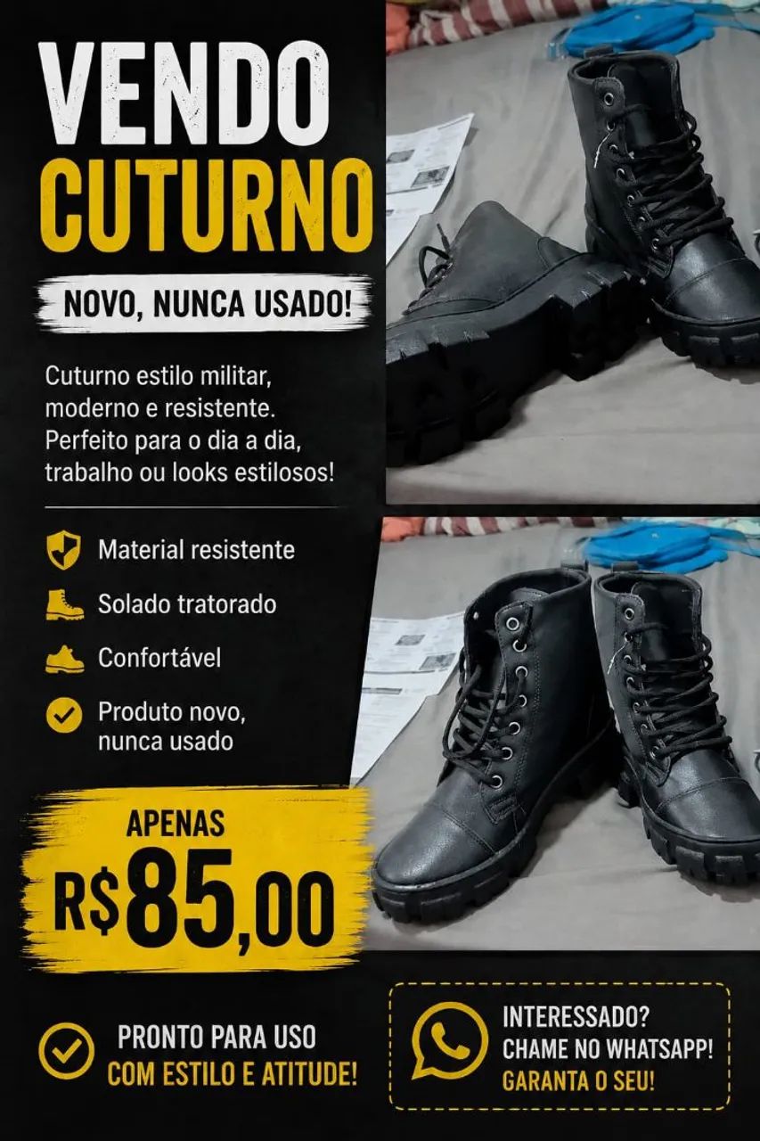 Coturno cano medio feminino