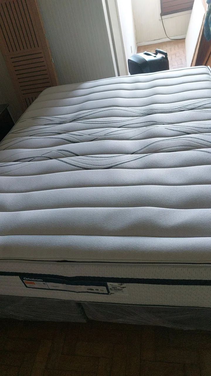 Cama Box colchão perfeito queen