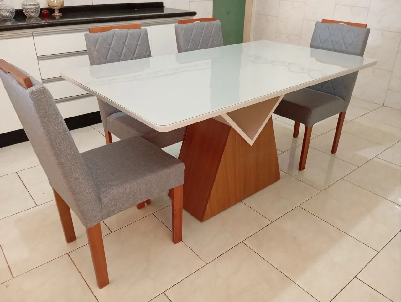 Mesa de jantar madeira  - Foto 2