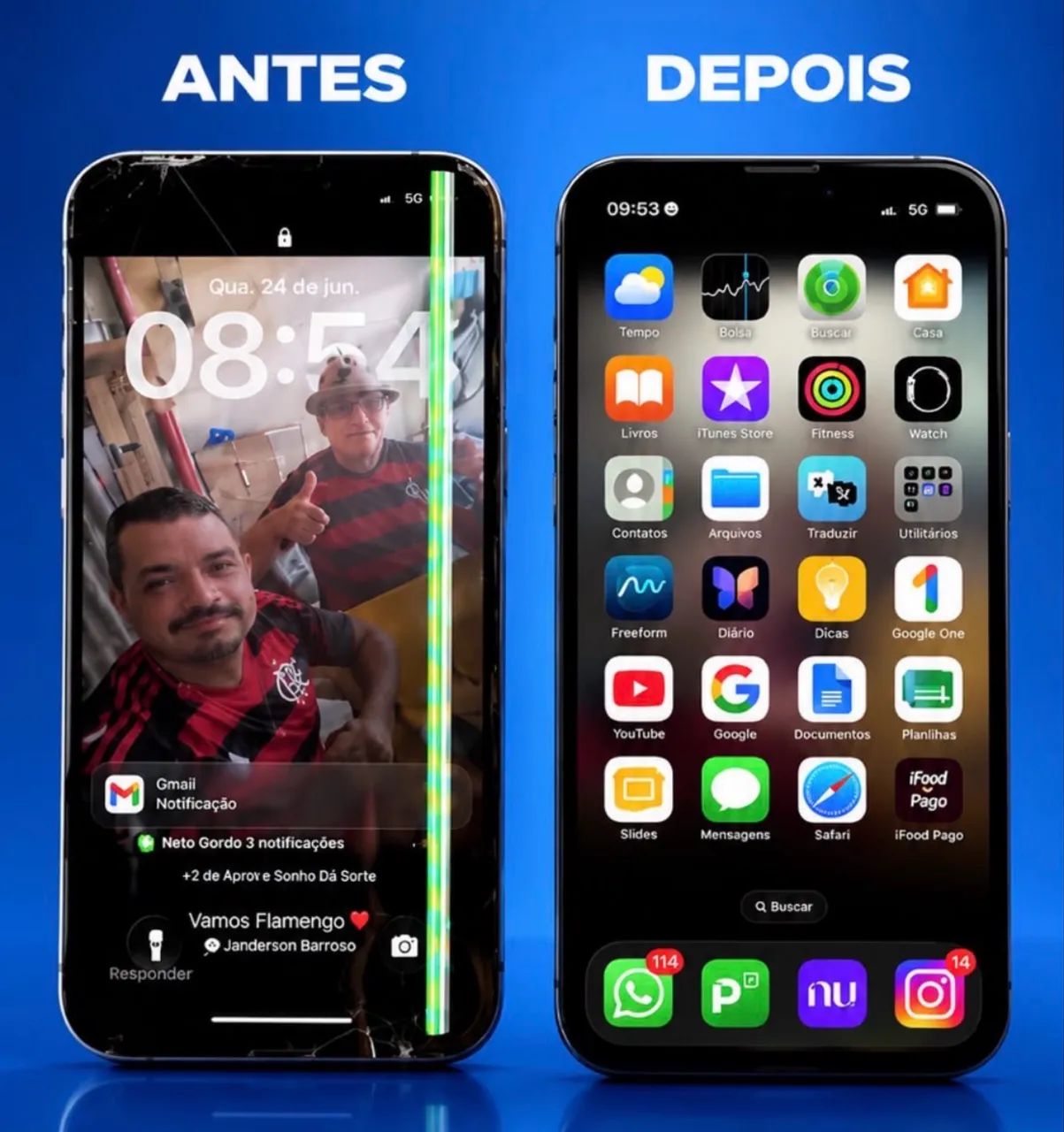 Troca de tela de celular  - Foto 2