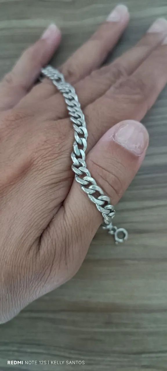 Pulseira em prata 925 - Foto 2