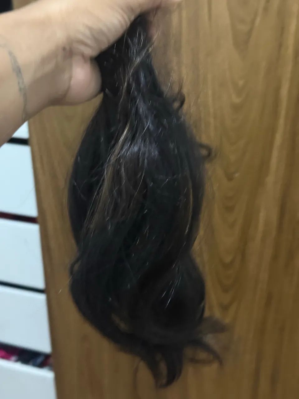 Cabelo Humano com Queratina - Preto  - Foto 2