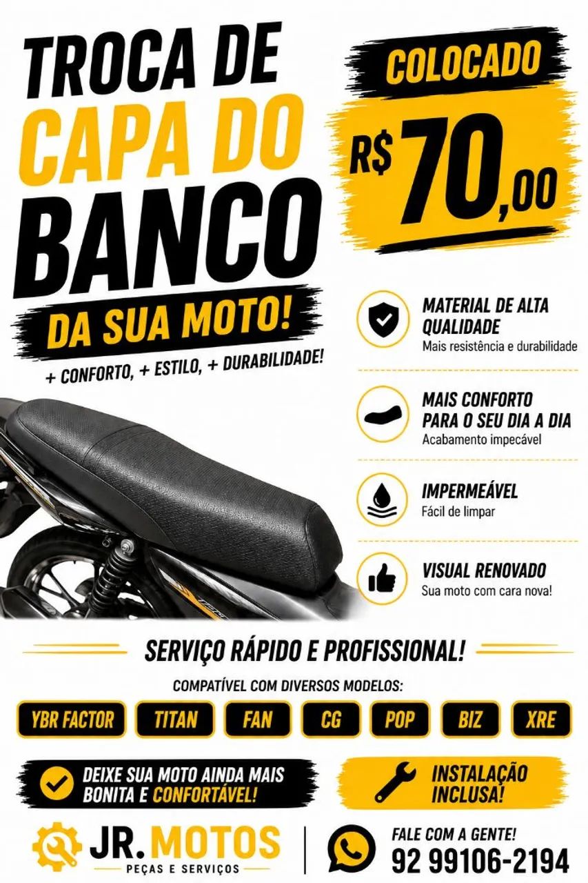 Capa Banco Moto