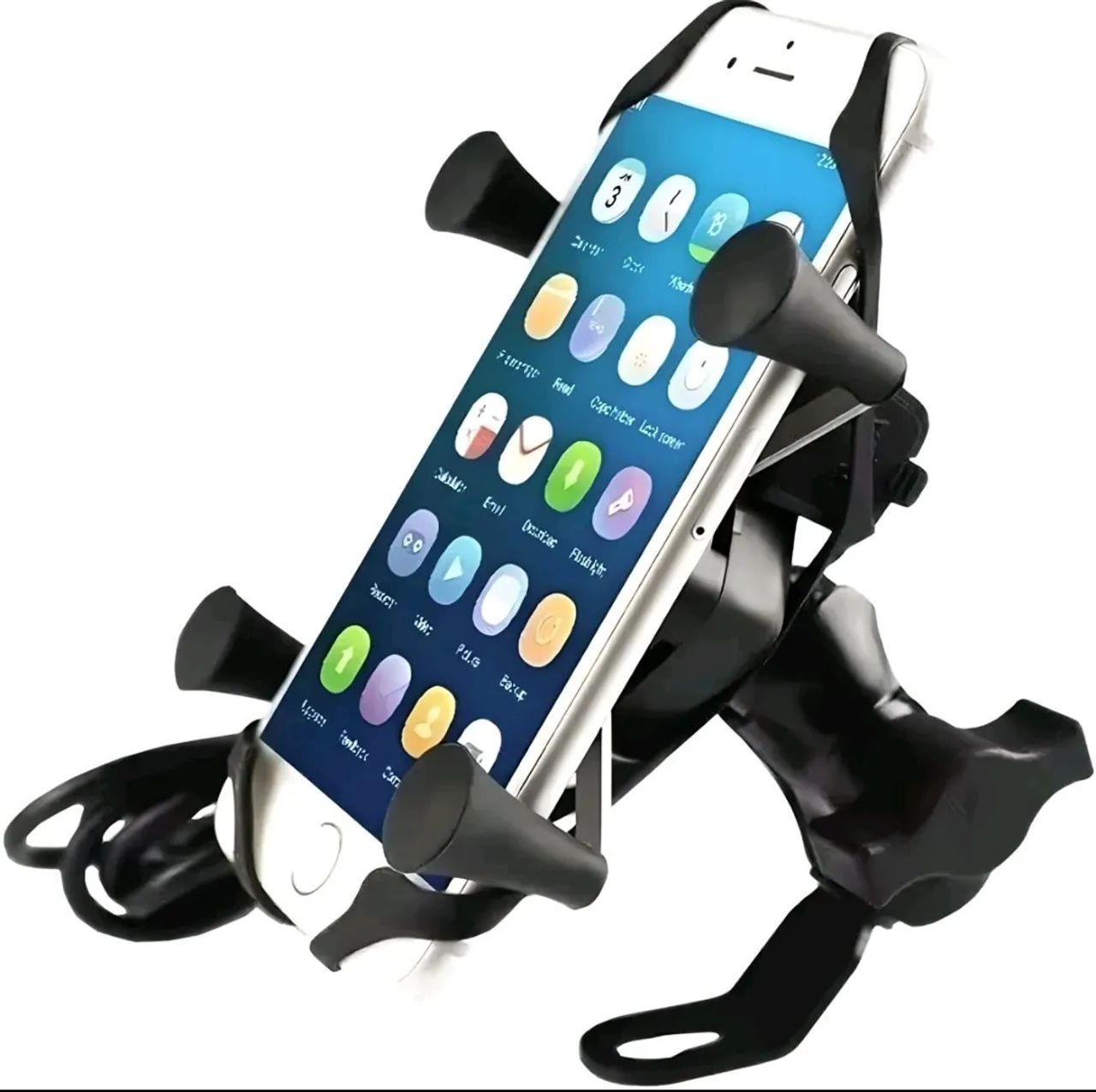 Suporte de Celular para Moto C/ Garra e usb - Foto 2