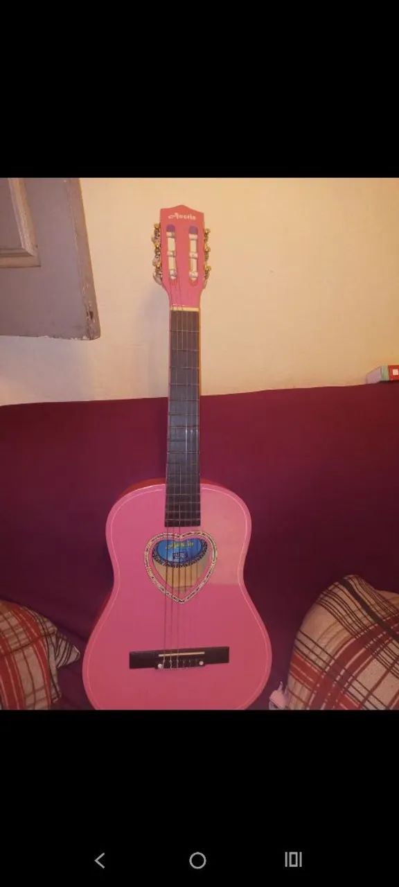 VIOLÃO ROSA DA MARCA AUSTIN - Foto 2