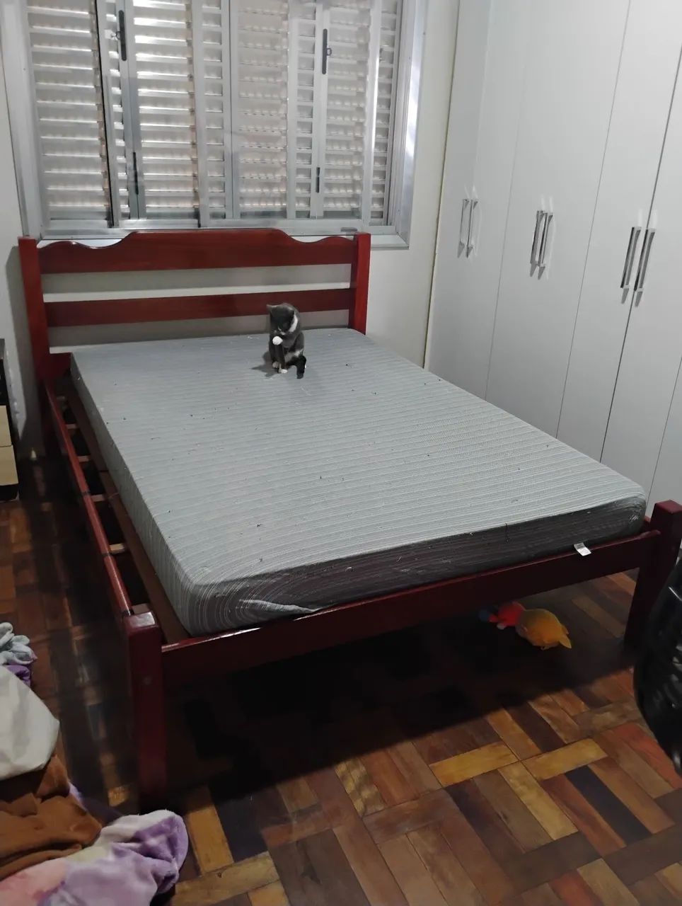 Cama e colchão 