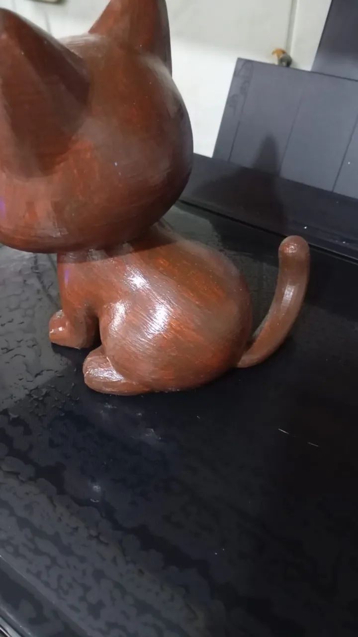 Action Figure Gato Mimoso Marrom - Foto 4