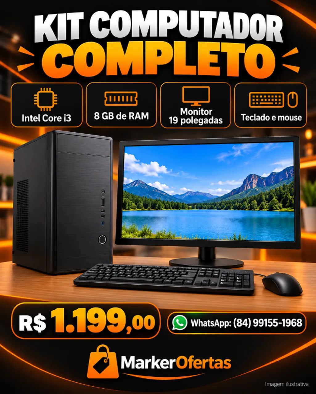 Kit Computador completo  - Foto 2