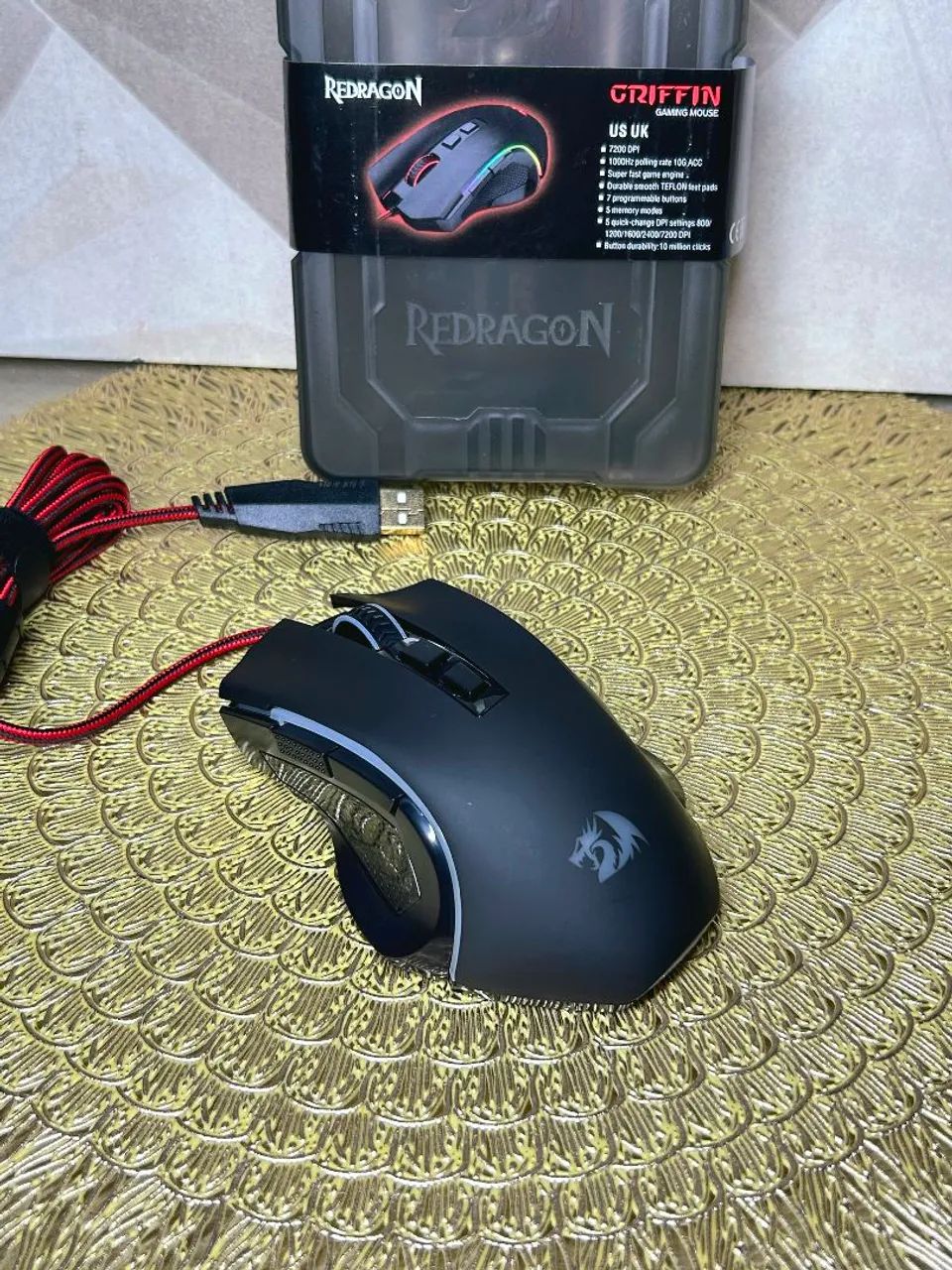 Mouse Gamer Redragon M607 com Fio - Precisão e Performance para Gamers - Foto 2