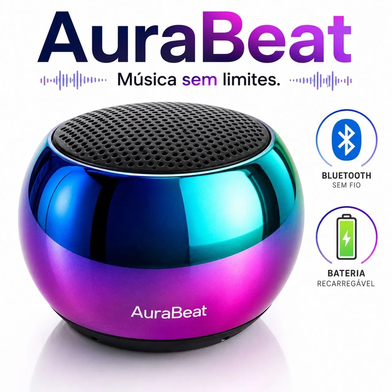 AuraBeat Bluetooth portátil 
