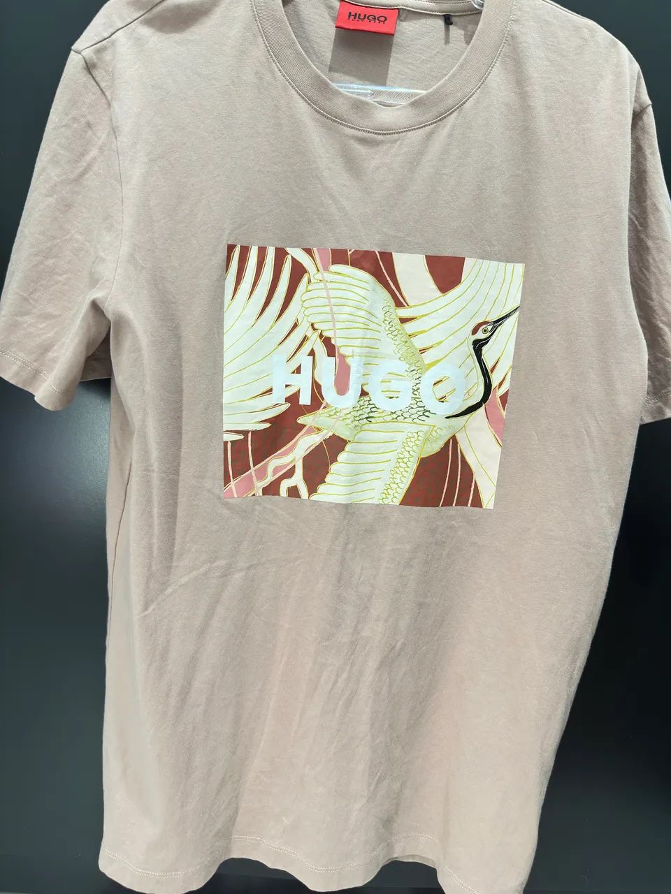 Camiseta Hugo Boss Cegonha Rosa - Foto 5