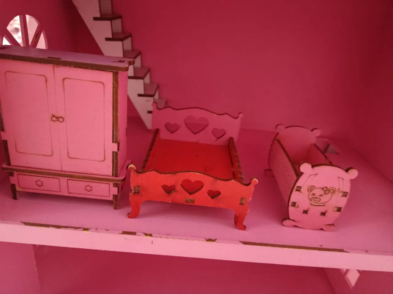 Casa de boneca em mdf - Foto 3
