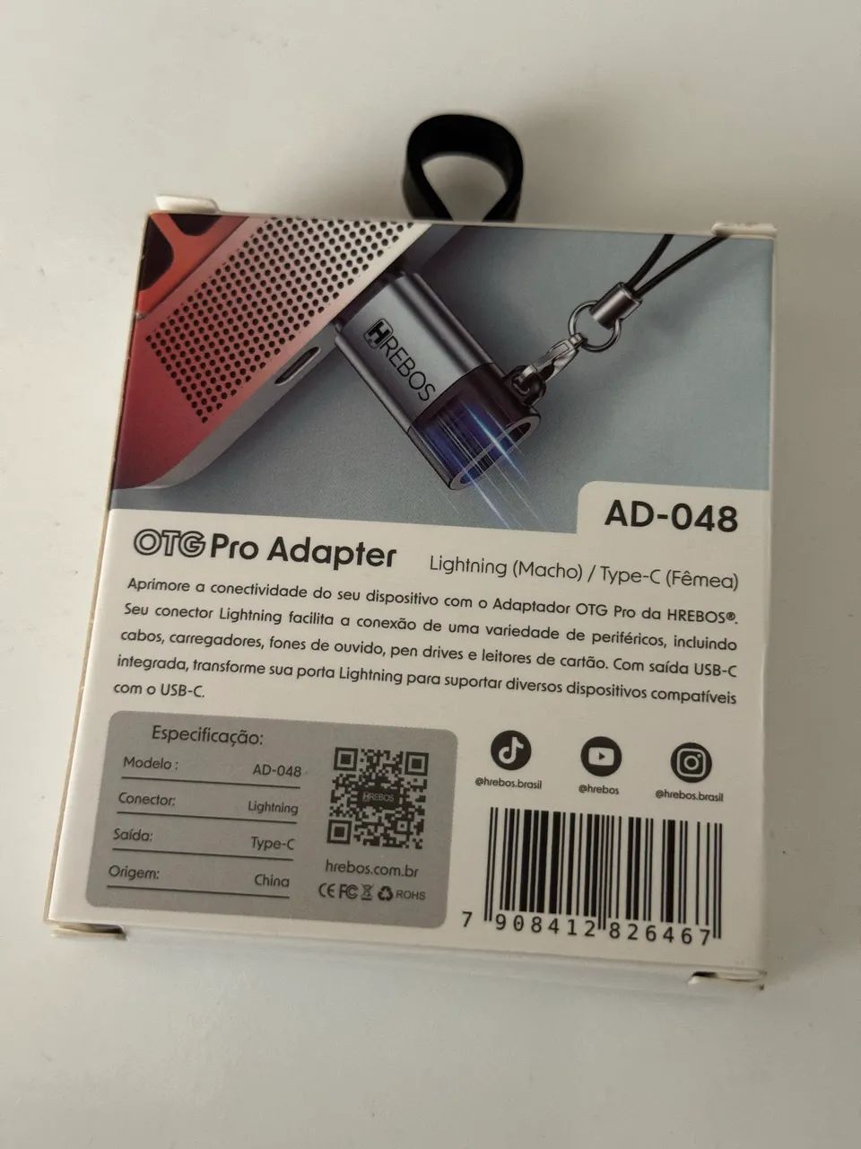 Adaptador Lightning para Type-C