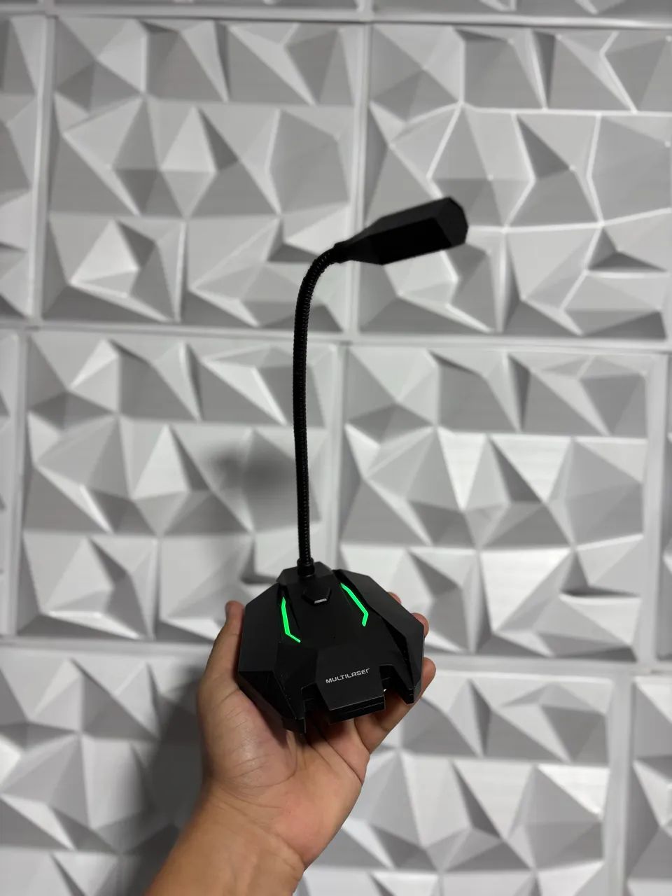 Microfone Gamer USB Com LED Multi - PH363OUT