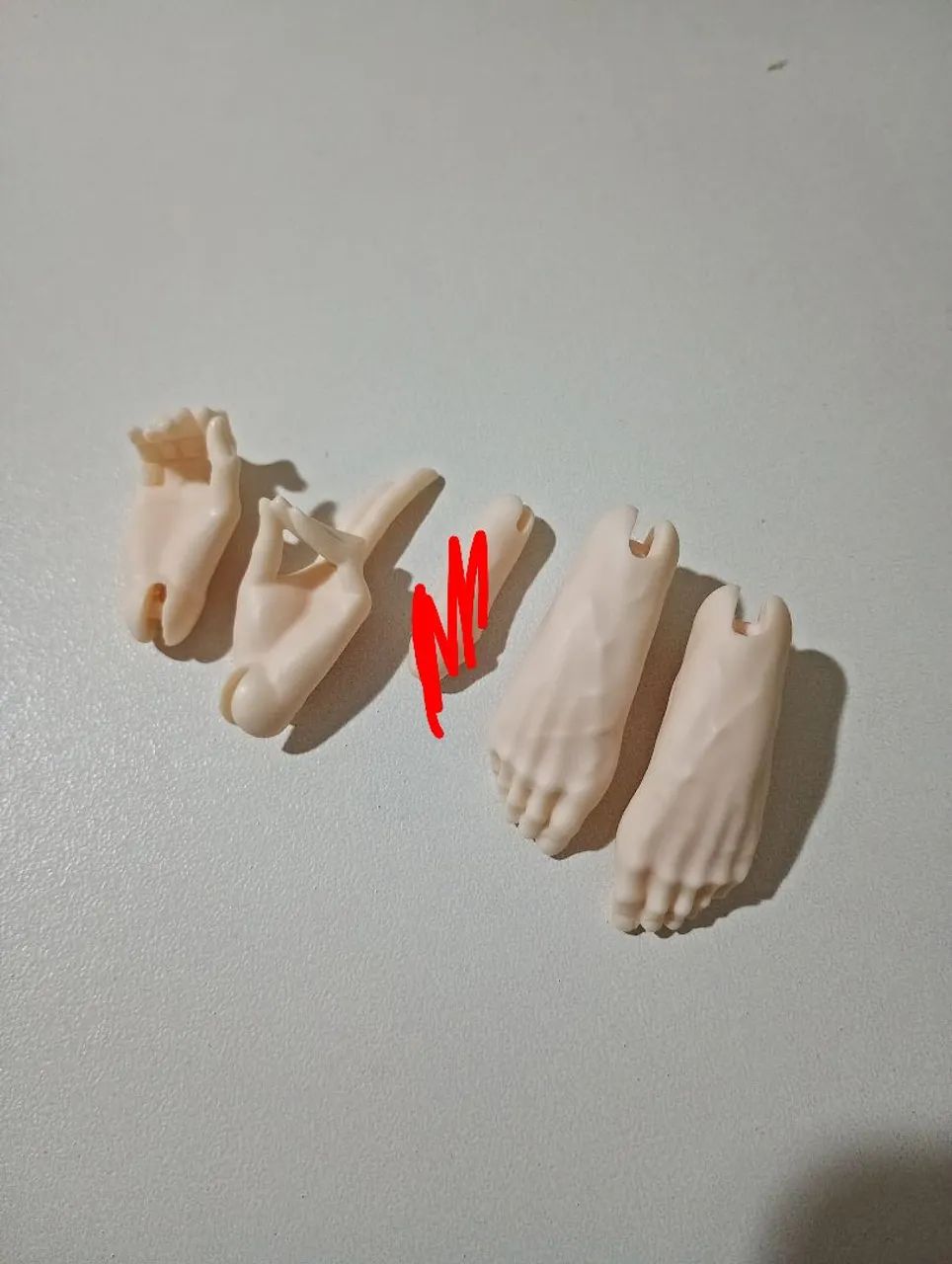 Peças de corpo boneca bjd 1/6