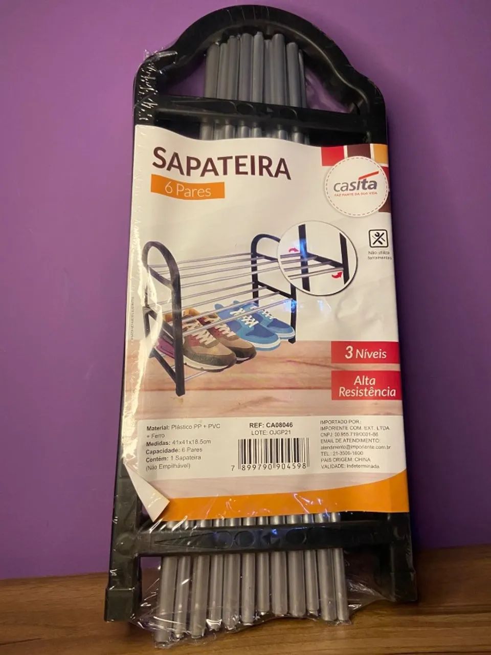 SAPATEIRA 6 PARES
