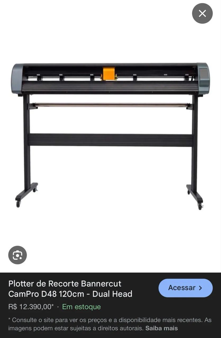 Máquina de plotter top de linha ( digital e câmera )  - Foto 5