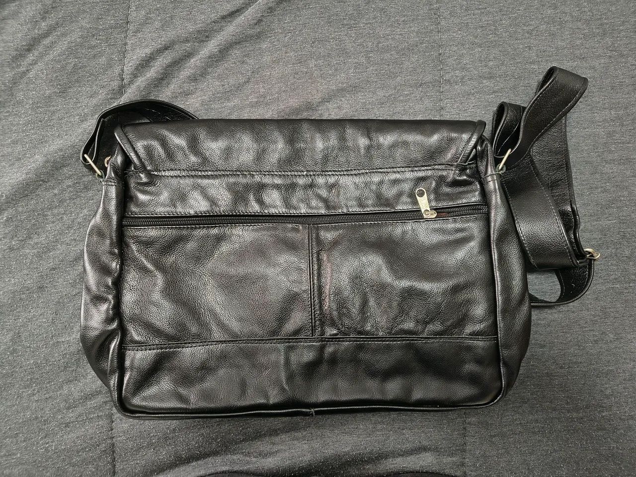 Bolsa Carteiro de Couro Artesanal - Foto 2